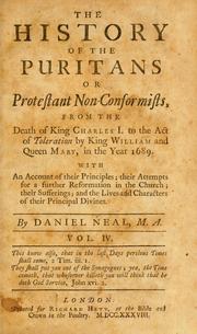 Cover of: The history of the Puritans, or, Protestant non-conformists...