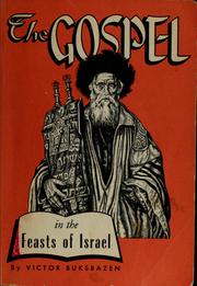 Cover of: The Gospel in the feasts of Israel.