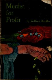 Cover of: Murder for profit
