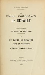 Cover of: Le poème anglo-saxon de Beowulf. by Hubert Pierquin