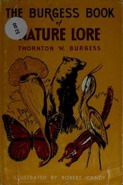 Cover of: The Burgess book of nature lore