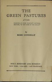 Cover of: The green pastures: a fable