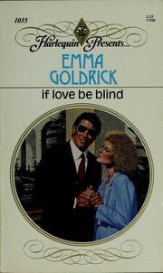 Cover of: If love be blind