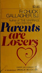 Cover of: Parents are lovers