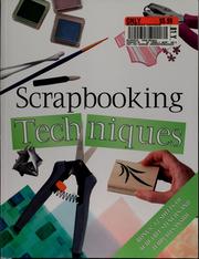 Cover of: Scrapbooking techniques