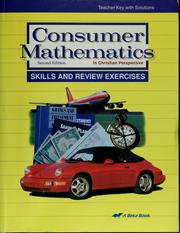 Cover of: Consumer mathematics in Christian perspective: skills and review exercises