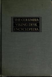 Cover of: The Columbia-Viking desk encyclopedia