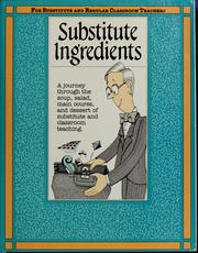 Substitute ingredients by S. Harold Collins, Lorraine Wilde-Oswalt