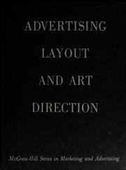 Cover of: Advertising layout and art direction.