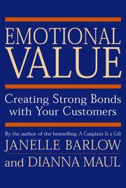 Cover of: Emotional Value