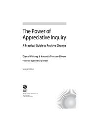 Cover of: The Power of Appreciative Inquiry