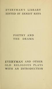 Cover of: "Everyman", with other interludes, including eight miracle plays by Ernest Rhys
