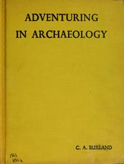 Cover of: Adventuring in archaeology.