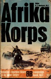 Afrika Korps by Kenneth John Macksey
