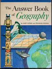 Cover of: The answer book of geography