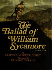 Cover of: The ballad of William Sycamore, 1790-1871.