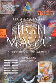 Cover of: Techniques of high magic