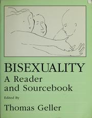 Cover of: Bisexuality: a reader and sourcebook