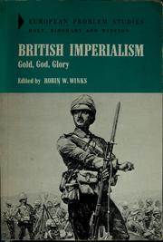 Cover of: British imperialism: gold, God, glory.