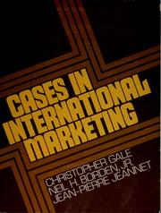 Cover of: Cases in international marketing