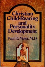 Cover of: Christian child-rearing and personality development
