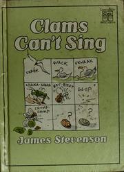 Cover of: Clams can't sing
