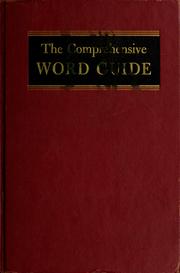 The comprehensive word guide by Lewis, Norman