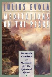 Meditations on the Peaks by Julius Evola
