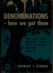 Cover of: Denominations--how we got them
