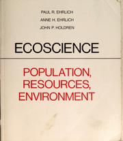Cover of: Ecoscience: Population, Resources, Environment