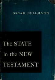 Cover of: The state in the New Testament. by Oscar Cullmann