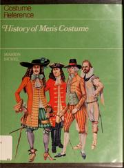 Cover of: History of men's costume by Marion Sichel