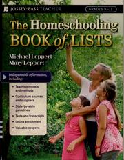 Cover of: The homeschooling book of lists