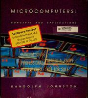Cover of: Microcomputers: concepts and applications