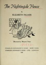 Cover of: The nightingale house by Elizabeth Palmer