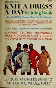 Cover of: The official knit-a-dress-a-day knitting book