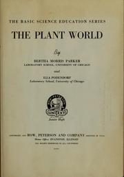 Cover of: The plant world