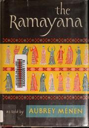Cover of: The Ramayana as told by Aubrey Menen.
