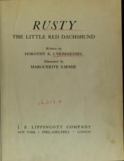 Cover of: Rusty: the little red dachshund
