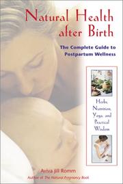Cover of: Natural Health after Birth by Aviva Jill Romm