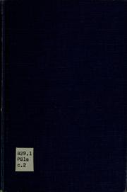 Cover of: Seven old English poems