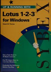 Cover of: Up & running with Lotus 1-2-3 for Windows