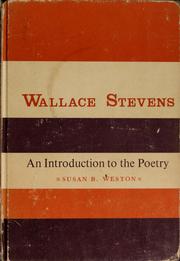 Cover of: Wallace Stevens: an introduction to the poetry