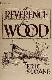 Cover of: A reverence for wood.