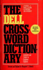 Cover of: The Dell crossword dictionary