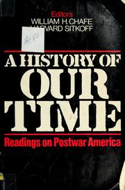 Cover of: A History of our time: readings on postwar America