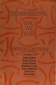 Cover of: Remembering who we are