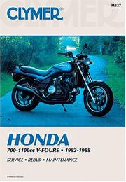 Cover of: Honda 700-1100Cc V-Fours 1982-1988: Service, Repair, Maintenance