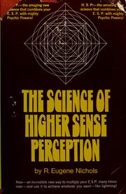 Cover of: The science of higher sense perception