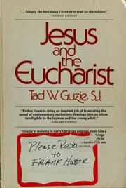 Cover of: Jesus and the Eucharist